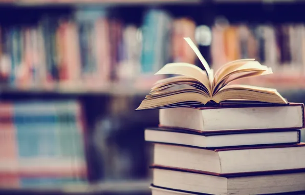 Книга, Библиотека, Тома, Фолиант, Стопка