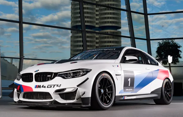 BMW, гоночное авто, 2018, GT4, BMW M4