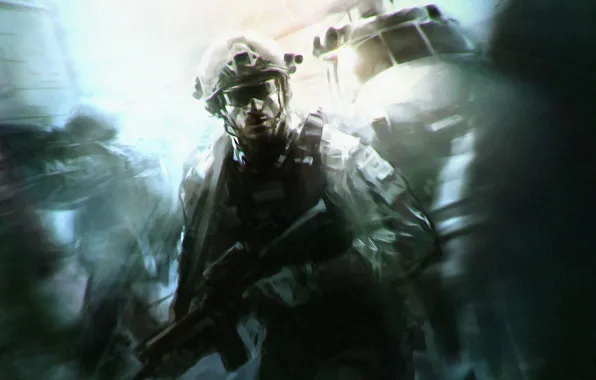 Картинка солдат, Call of Duty, спецназ, Modern Warfare 3