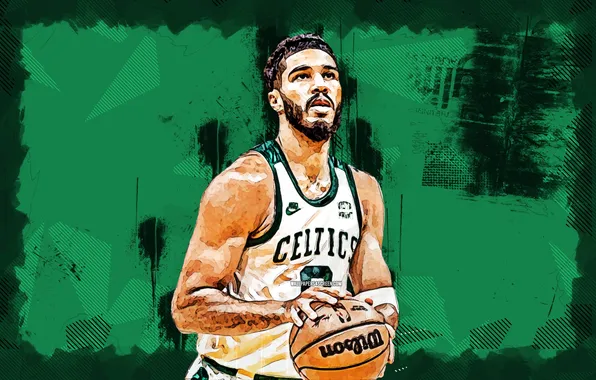 Картинка Boston, NBA, Basketball, Sport, American, Boston Celtics, Celtics, Tatum