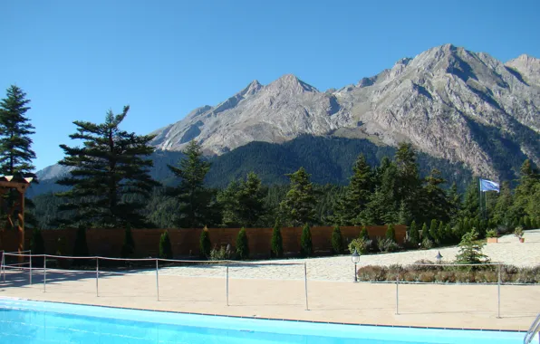 Mountain, hotel, Vardousia