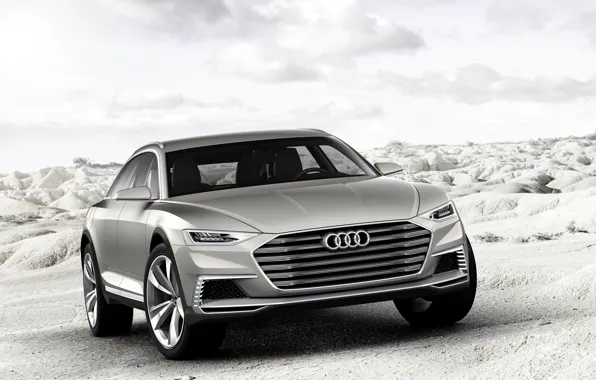 Concept, Audi, Allroad, спереди, универсал, 2015, Prologue