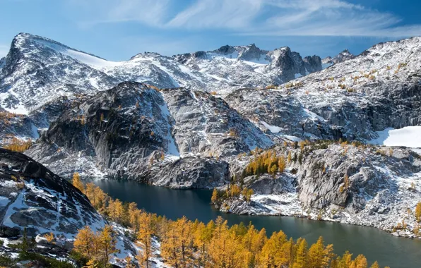 Картинка осень, горы, природа
