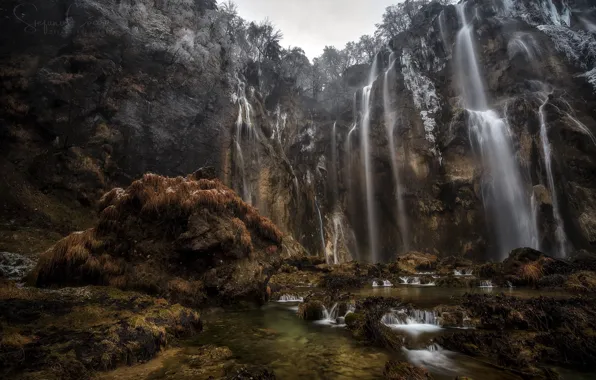 Croatia, Waterfalls, Plitvicje National park