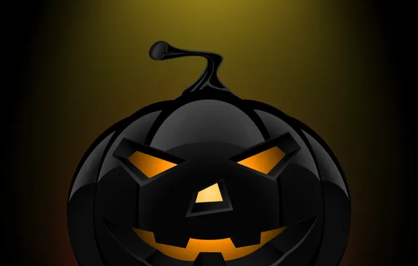Black, macro, pumpkin, halloweeen