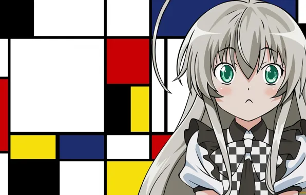 Обои девушка, аниме, art, Няруко, Няруко-сан, Нярлатхотеп, Haiyore! Nyaruko-san,Ползучий хаос на телефон и рабочий стол, раздел прочее, разрешение1920x1080 - скачать