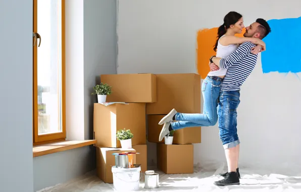 Couple, dreams, apartment, housing