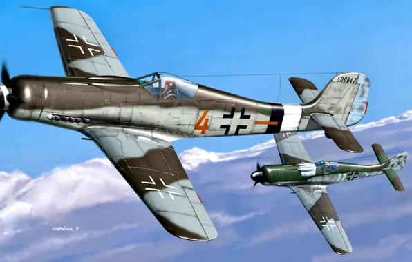 Dora, Military Aircraft, Fw.190D-9, ''Schlageter'', II./JG26