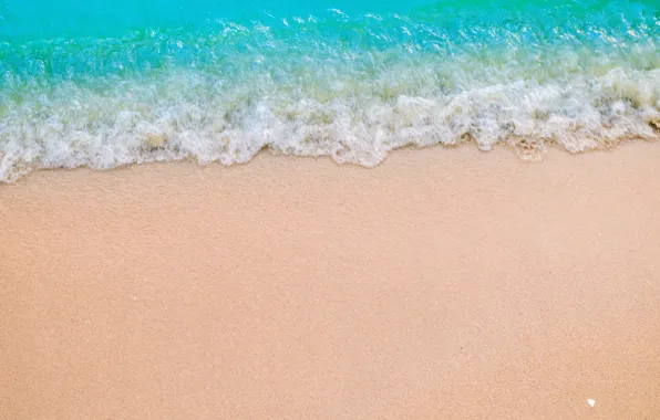 Картинка песок, море, волны, пляж, лето, summer, beach, sea