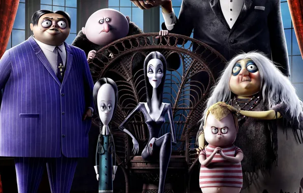 Мультик, мультфильм, Movie, The Addams Family, Семейка Аддамс