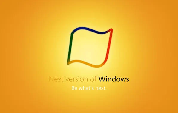 Картинка желтый, текст, винда, Window 8 yellow