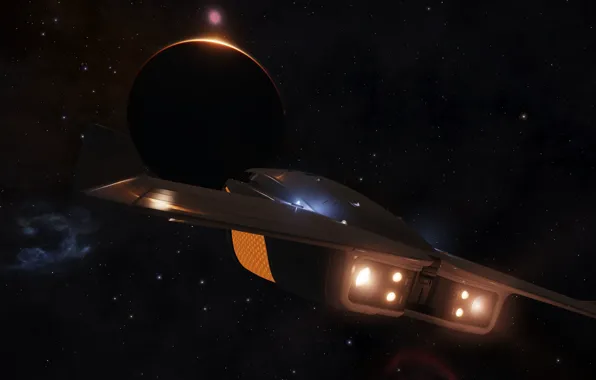 Космос, Планета, Космический Корабль, Elite: Dangerous
