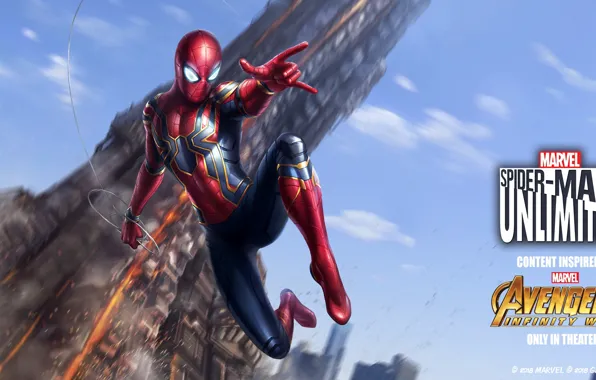 Marvel, Spider-Man, iron spider, avengers infinity war