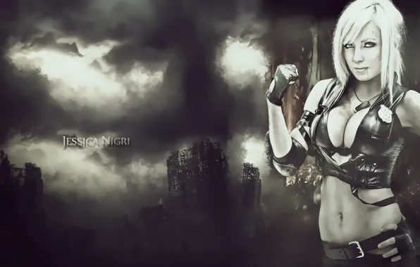 Cosplay, Sonya Blade, apocalypse, Jessica Nigri