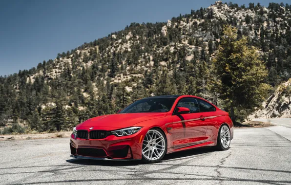 Картинка BMW, Mountain, RED, F82, Sight