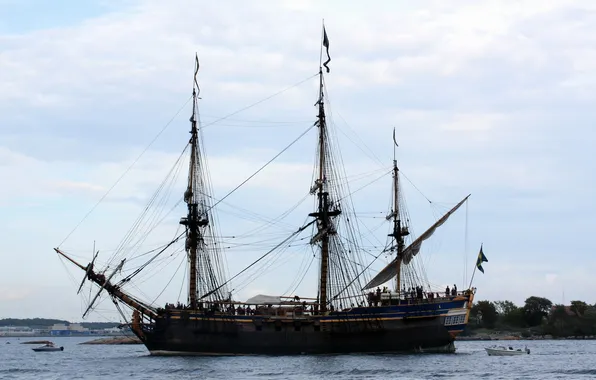 Картинка фото, корабли, парусные, Pirate ship