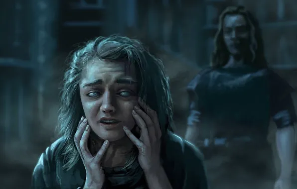 Girl, panic, woman, dead, man, face, A Song of Ice and Fire, Game of Thrones