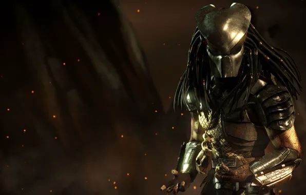 Хищник, маска, пришелец, дреды, Predator, DLC, mask, NetherRealm Studios