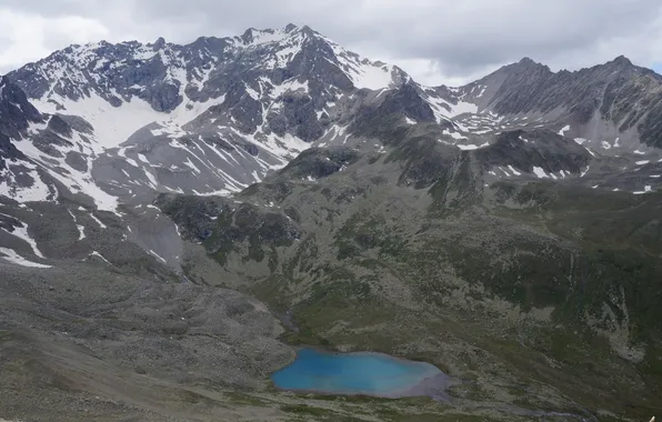 Пейзаж, горы, природа, озеро, landscape, nature, mountains, lake