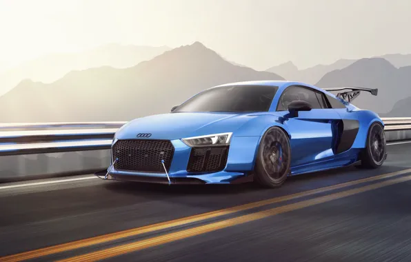 Audi, Авто, Синий, Машина, Audi R8, Рендеринг, Vehicles, Transport & Vehicles