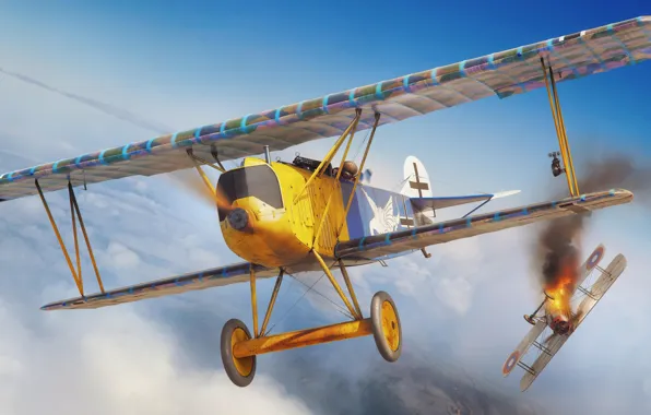 Германия, Биплан, Fokker D.VII, Первая Мировая Война