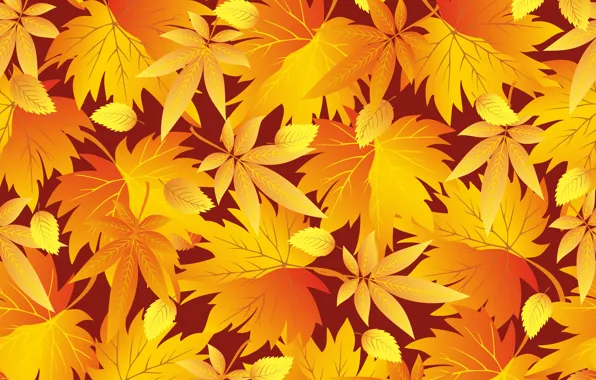Картинка осень, текстура, листики, the leaves fall, the texture