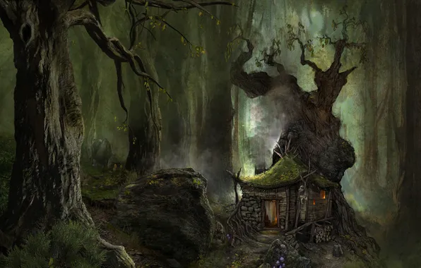 Картинка лес, пейзаж, природа, Arcania Gothic 4