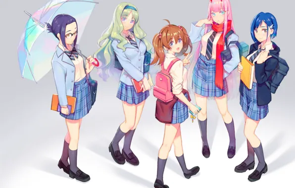 Девушки, Darling In The Frankxx, Милый во Франксе