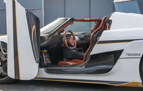 Картинка Koenigsegg, Regera, car interior, Koenigsegg Regera