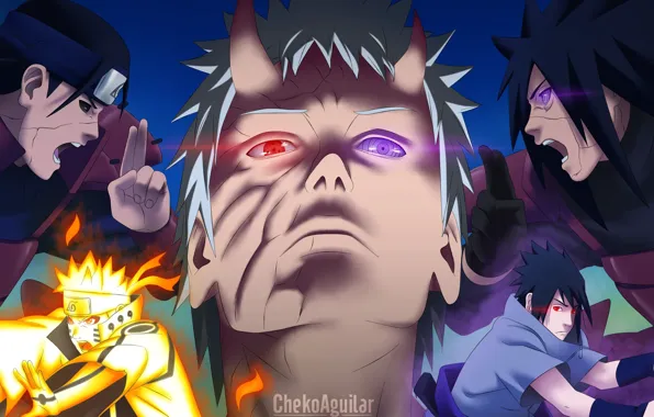 Naruto, ураганные хроники, персонажи