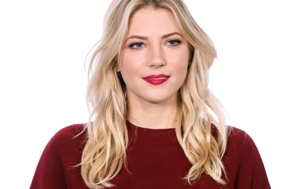 Взгляд, макияж, актриса, блондинка, hair, Katheryn Winnick, Кэтрин Винник