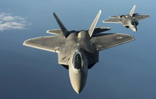 Картинка истребитель, USAF, F-22 Raptor