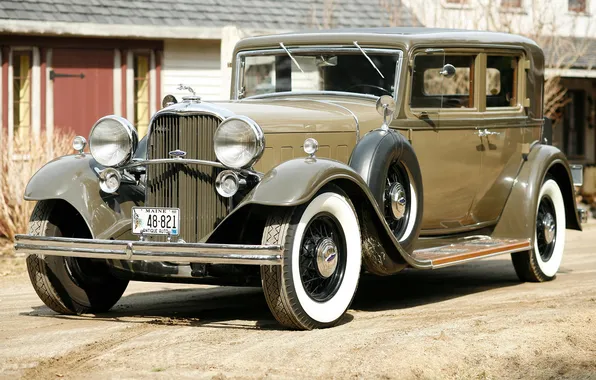 Lincoln, передок, 1932, Sedan, 4-door, Model KB, Линкольн.ретро