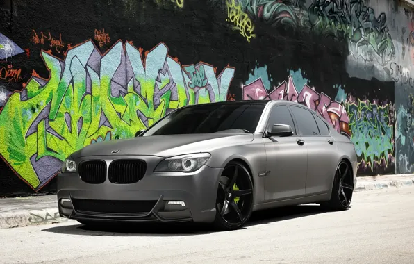 Картинка BMW, with, Series, gray, matte, complete, exterior, wrap