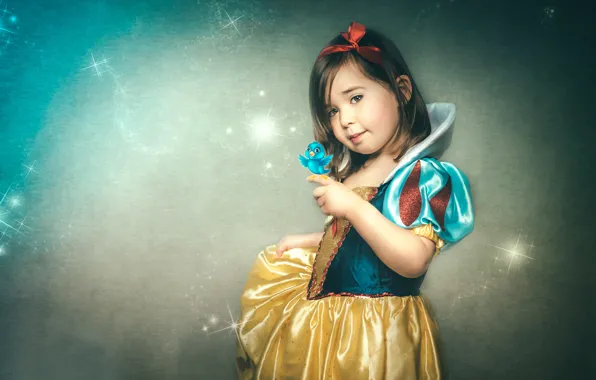 Сказка, девочка, птичка, Disney Princess