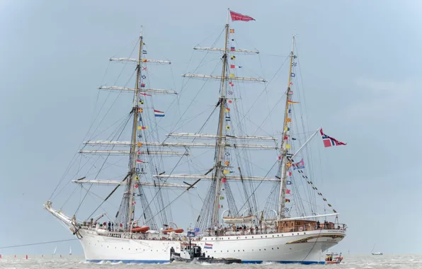 Парусник, Барк, ВМС Норвегии, Учебный корабль, Statsraad Lehmkuhl