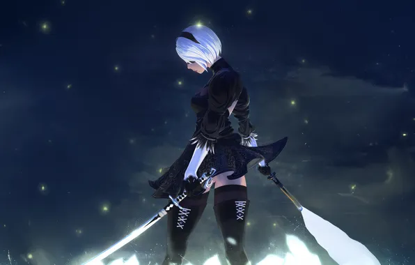 Картинка Game, Yorha, 2b Blade