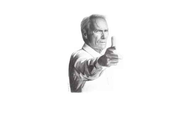 Картинка лицо, актёр, Clint Eastwood, Клинт Иствуд