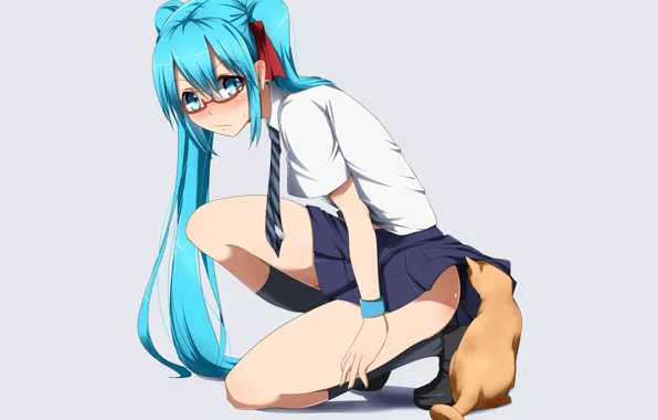 Девушка, pixiv, Miku, 初音 ミク