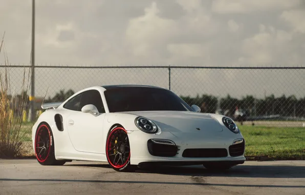 Картинка Porsche, Turbo, 991, on ADV.1 ADV7 Track Spec CS