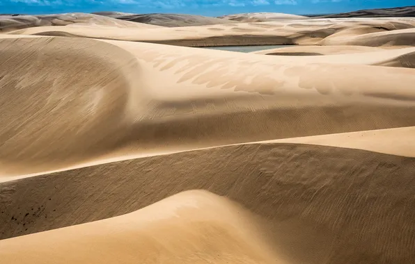 Картинка песок, небо, дюны