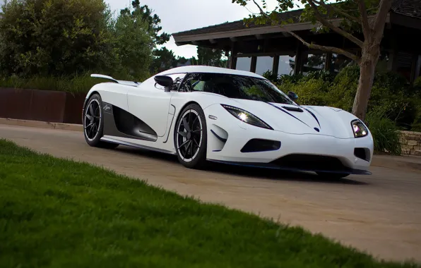 Картинка Koenigsegg, Agera, white