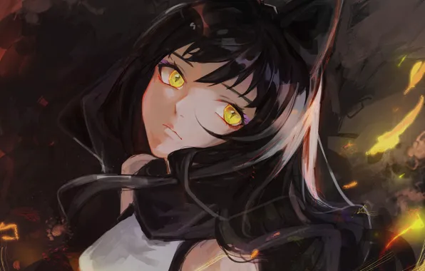 Взгляд, девушка, RWBY