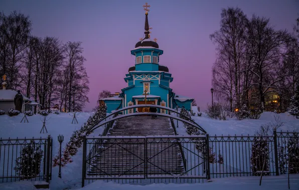 Зима, Храм, Санк-Петербург