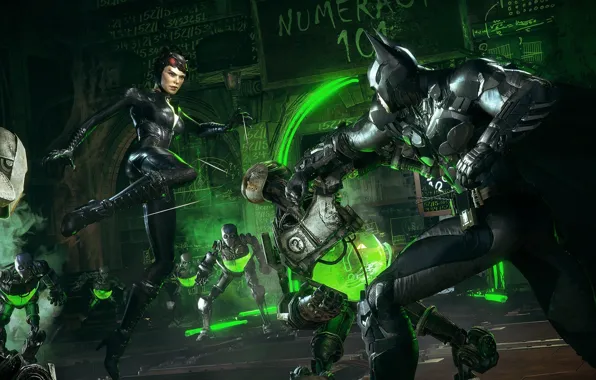 Бэтмен, Готэм, женщина кошка, Batman: Arkham Knight