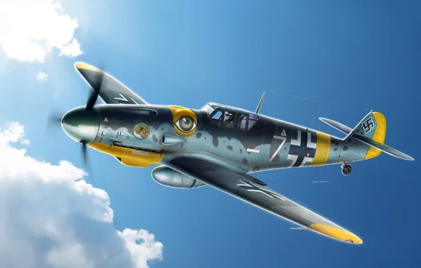 Messerschmitt, Bf-109, JG51, Gustav, Bf.109G-6, Cамая массовая модификация, Двигатель DB 605