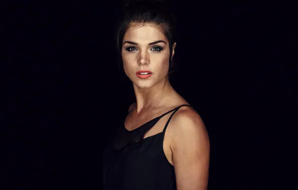 Взгляд, поза, макияж, актриса, брюнетка, hair, make up, Marie Avgeropoulos