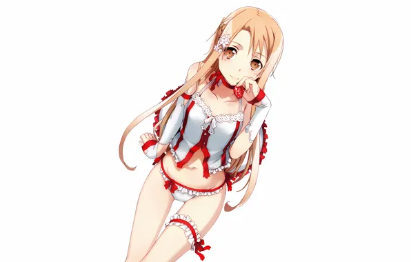 Girl, sexy, lingerie, pantsu, cleavage, blouse, panties, long hair