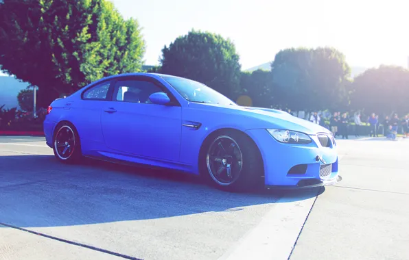 Картинка BMW, синяя, качество, крутая