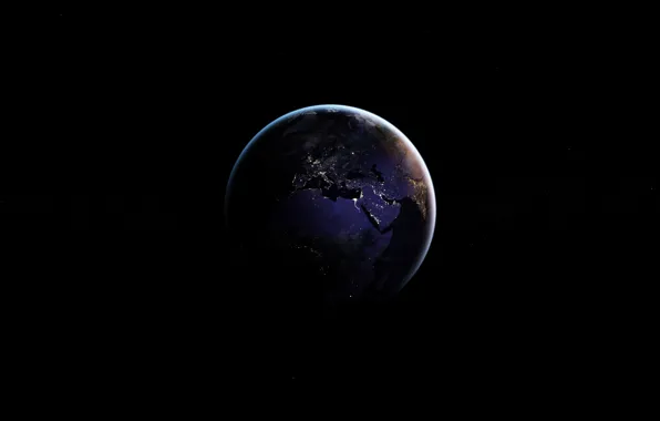 World, earth, space, night
